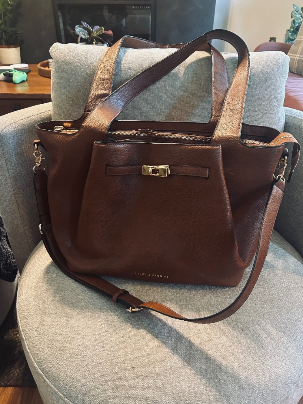 Poppy and Peonies Bag